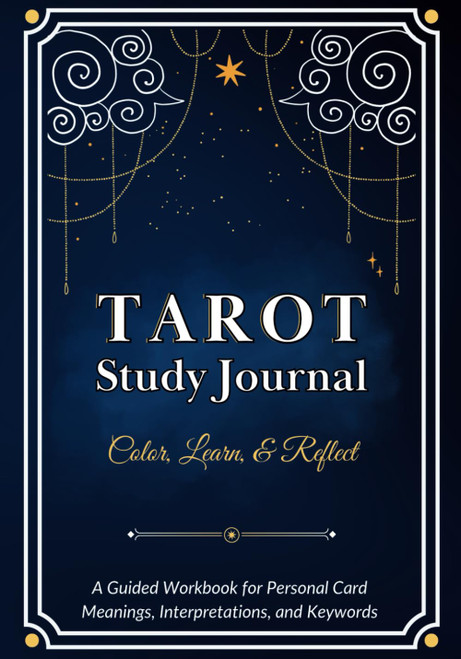 Tarot Study Journal: Guided Tarot Workbook with Prompts