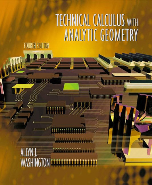 Technical Calculus with Analytic Geometry