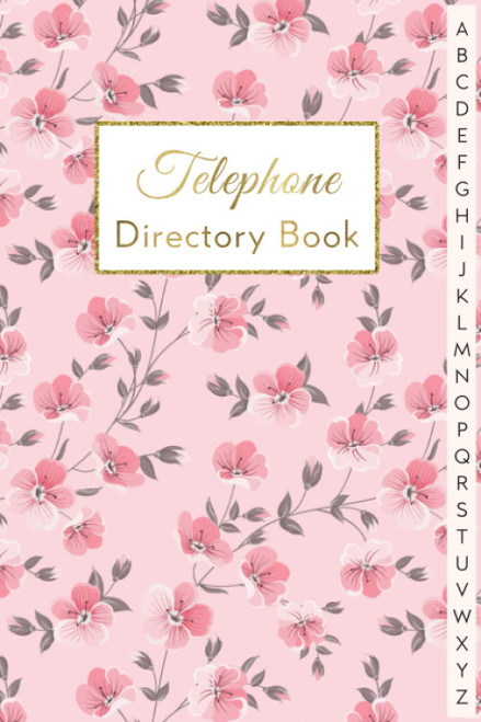 Telephone Directory Book: Blank Phone Books with Alphabetical A-Z