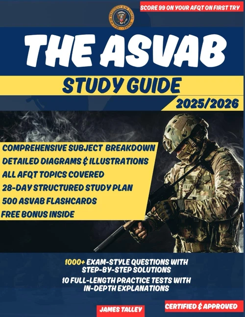 The ASVAB Study Guide 2025/2026: The Complete Study Guide with Proven