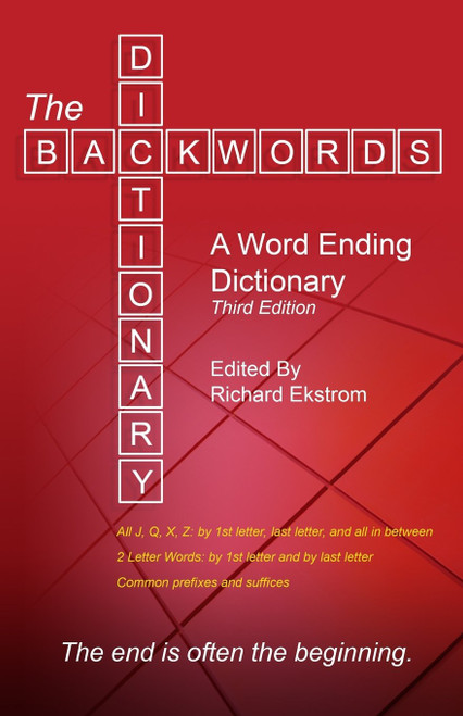 The Backwords Dictionary: A Word Ending Dictionary