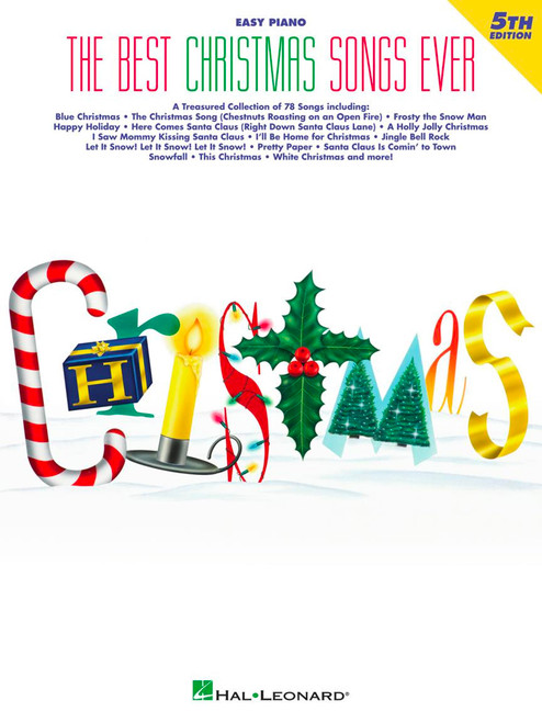 The Best Christmas Songs Ever | Easy Piano Sheet Music Book for Holiday