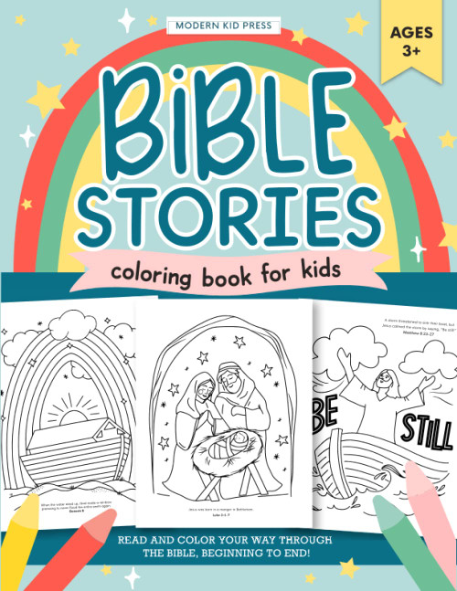 The Bible Stories Christian Coloring Book for Kids