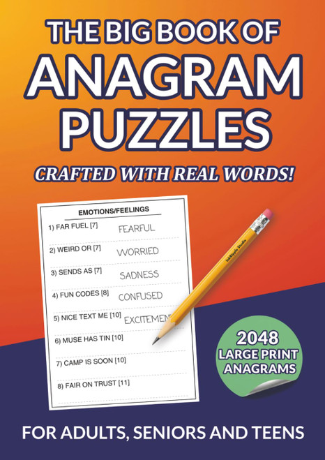 The Big Book of Anagram Puzzles: 2048 Anagram Puzzles Crafted With Real