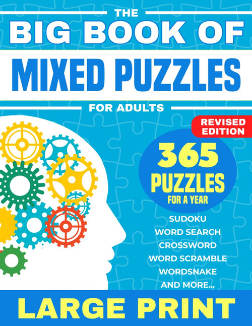The Big Book Of Mixed Puzzles For Adults