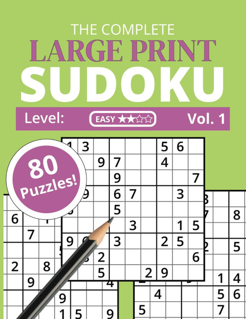 The Complete Large Print Sudoku Level