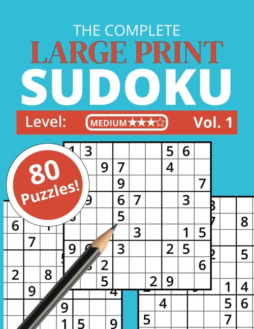 The Complete Large Print Sudoku Level