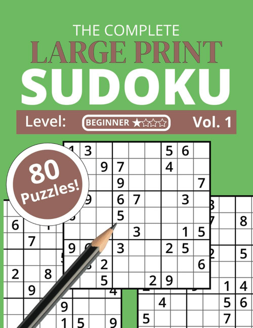 The Complete Large Print Sudoku Level
