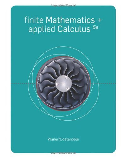 Finite Mathematics And Applied Calculus