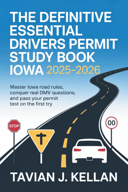 The Definitive Essential Drivers Permit Study Book Iowa 2025–2026: Master Iowa Road Rules