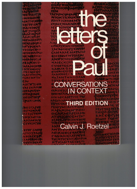 The Letters of Paul: Conversations in Context
