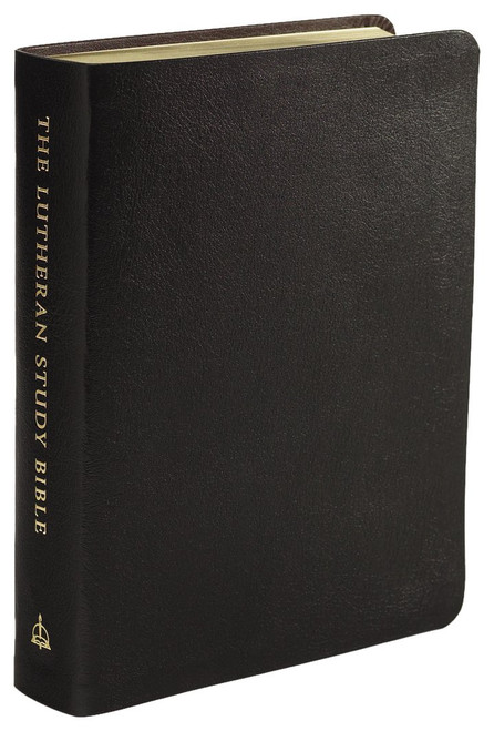 The Lutheran Study Bible - Black Bonded Leather - Thumb Indexed