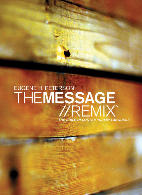 The Message//REMIX (Hardcover, Wood) The Bible in Contemporary Language
