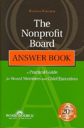 The Nonprofit Board Answer Book