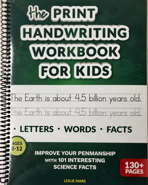 The Print Handwriting Workbook for Kids