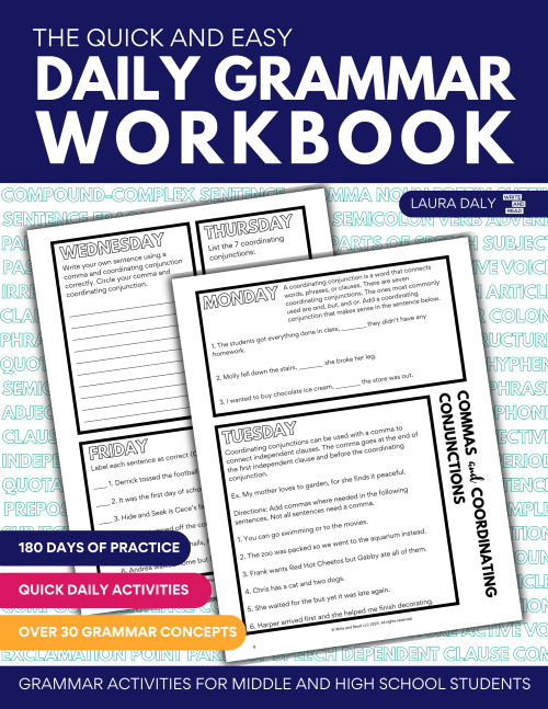 The Quick and Easy Daily Grammar Workbook