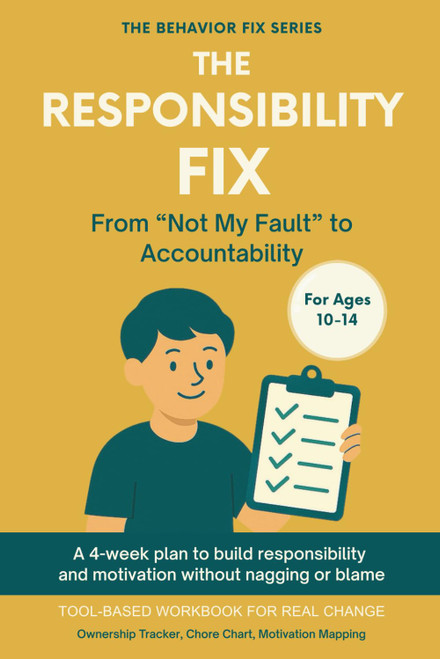 The Responsibility Fix (10–14 Years) From Not My Fault to Accountability