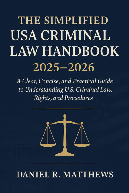 The Simplified USA Criminal Law Handbook 2025 - 2026: A Clear