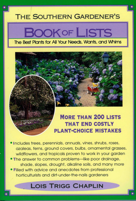 The Southern Gardener's Book of Lists