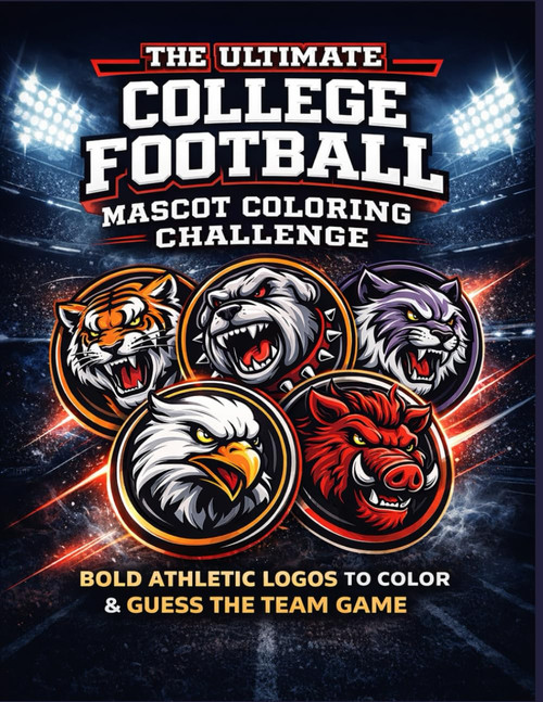 The Ultimate College Football Mascot Coloring Books