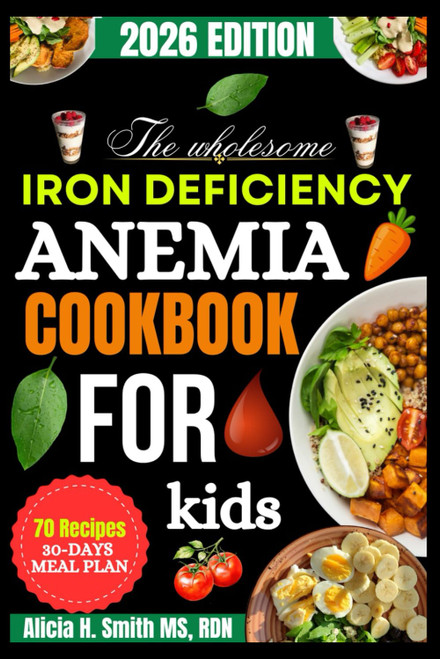 The Wholesome Iron Deficiency Anemia Cookbook for Kids
