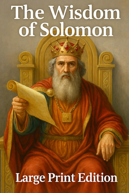The Wisdom of Solomon: LARGE PRINT EDITION: Also known as The Book of