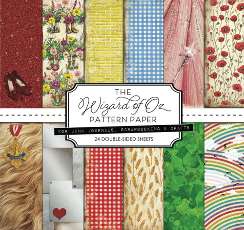 The Wizard of Oz Pattern Paper For Junk Journals