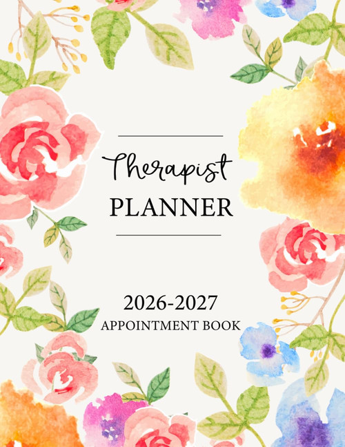 Therapist Planner 2026-2027 Appointment Book