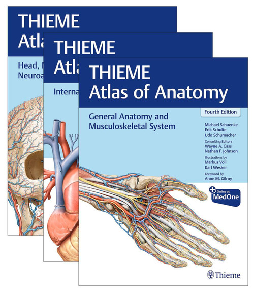 THIEME Atlas of Anatomy, Three Volume Set