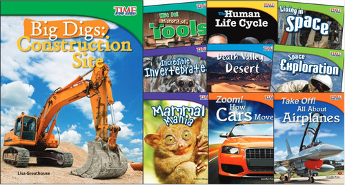 TIME FOR KIDS STEM 3rd Grade Book Set – 10 Unique Children's Books - Spark an interest in science