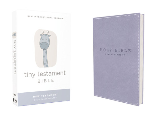 Tiny Testament Bible, New Testament – Leathersoft, Blue