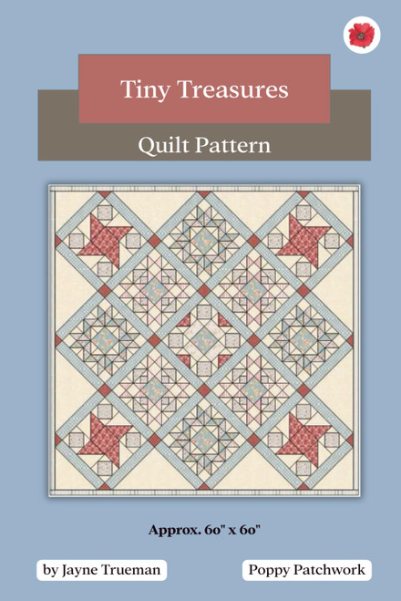 Tiny Treasures Quilt Pattern: Beginner-friendly interesting quilt pattern