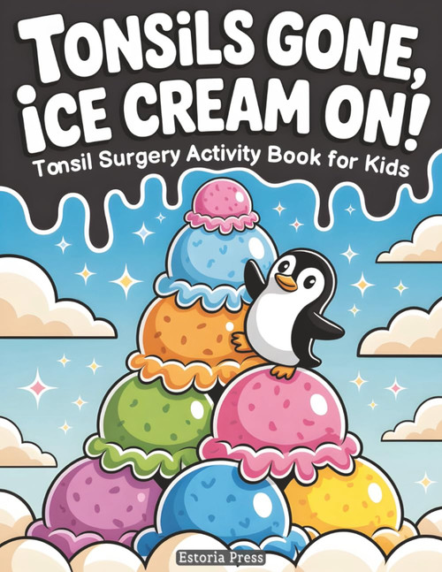 Tonsil Surgery Activity Book for Kids