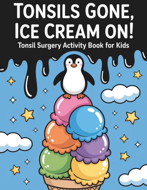 Tonsil Surgery Activity Book for Kids
