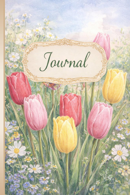 Tulips Journal - A Garden of Journals in Watercolor