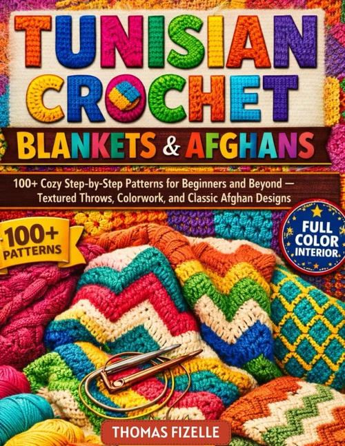 TUNISIAN CROCHET BLANKETS & AFGHANS