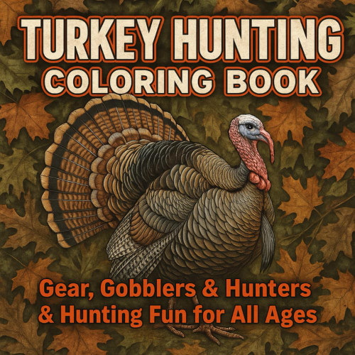 Turkey Hunting Coloring Book: Fun Outdoor Scenes