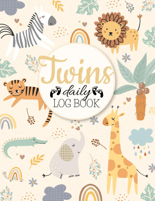 Twins Daily Log Book: Tracker For Newborns To Record Feedings