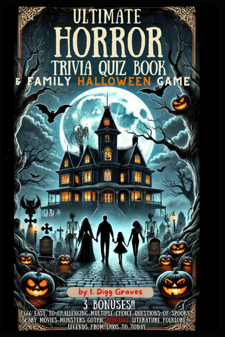 Ultimate Horror Trivia Quiz Book & Family Halloween Game