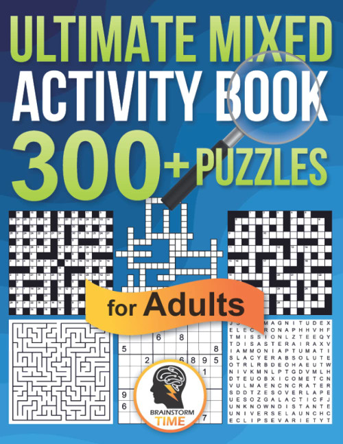 Ultimate Mixed Activity Book: 300+ Puzzles for Adults
