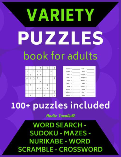 Variety Puzzle Book for Adults: Word Search