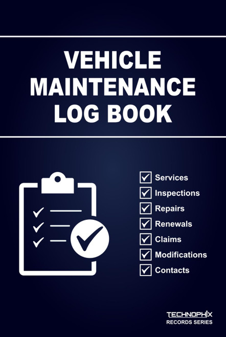 Vehicle Maintenance Log Book: Comprehensive Service & Repair Tracker with