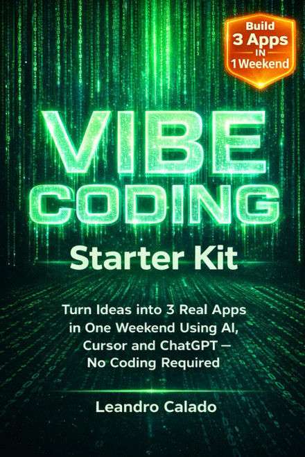 Vibe Coding Starter Kit: Turn Ideas into 3 Real Apps in One Weekend Using