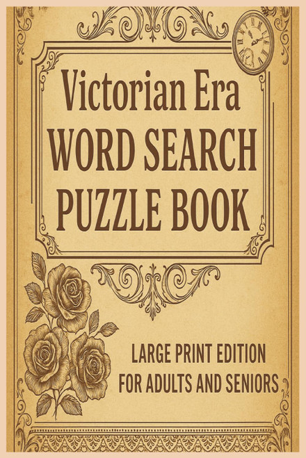 Victorian Era Word Search Puzzle Book
