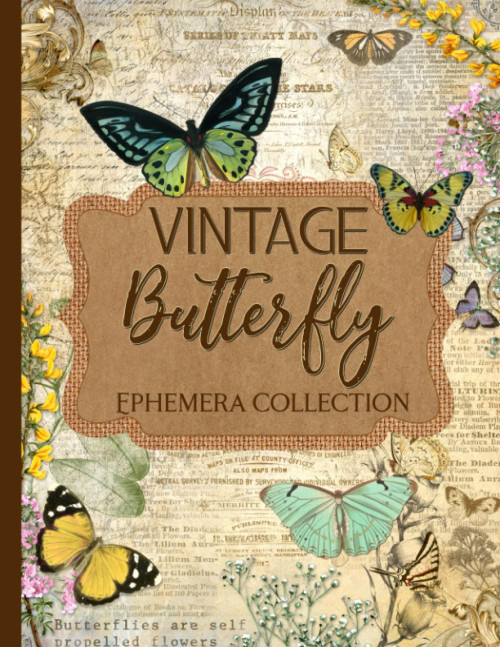 Vintage Butterfly Ephemera Collection