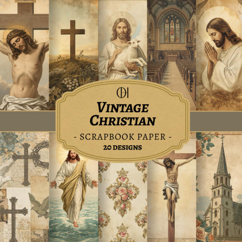 Vintage Christian Scrapbook Paper