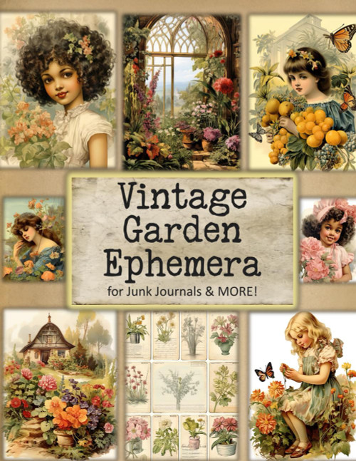 Vintage Garden Ephemera for Junk Journals and More!