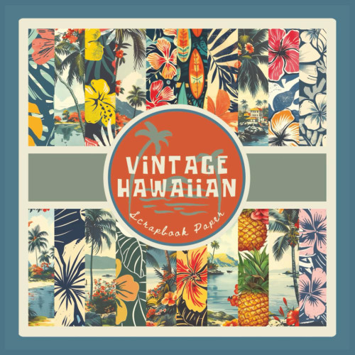 Vintage Hawaiian Scrapbook Paper