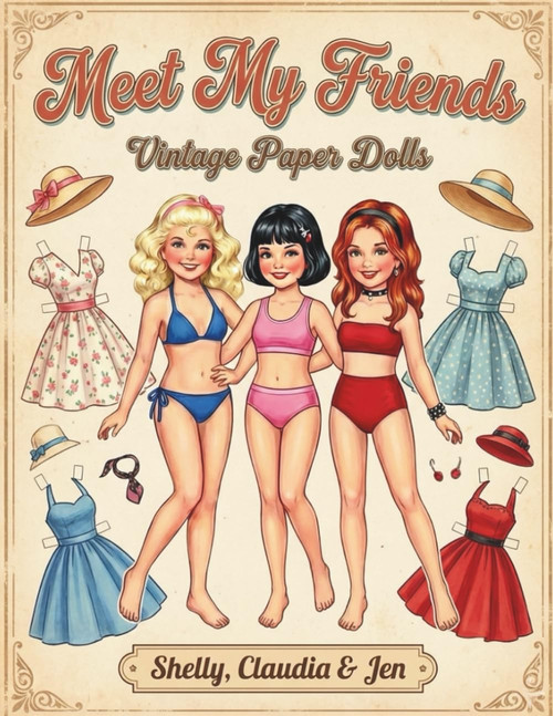 Vintage Paper Dolls: Meet My Friends - Shelly