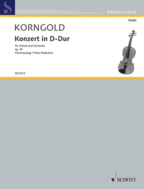 Violin Concerto in D Major Op 35 | Advanced Korngold Violin and Piano